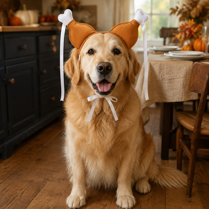 Funny Chicken Leg Pet Headband – Cat & Dog Costume