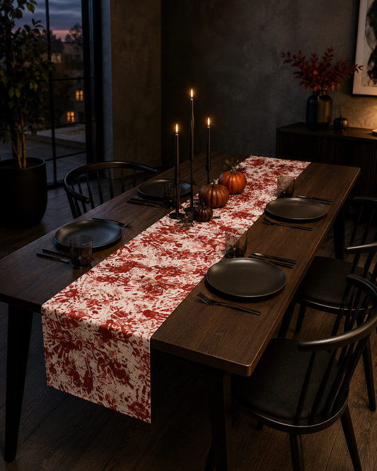 Bloody Handprint Halloween Table Runner – 180 cm