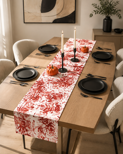 Bloody Handprint Halloween Table Runner – 180 cm