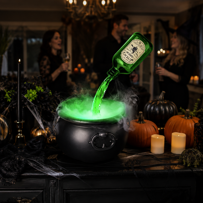 Floating Potion Cauldron – Light-Up Halloween Mist Decoration
