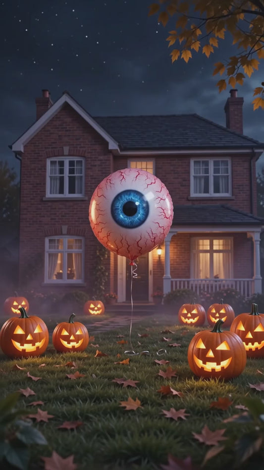 Giant Bloodshot Eyeball Balloon – 40 cm Halloween Decoration